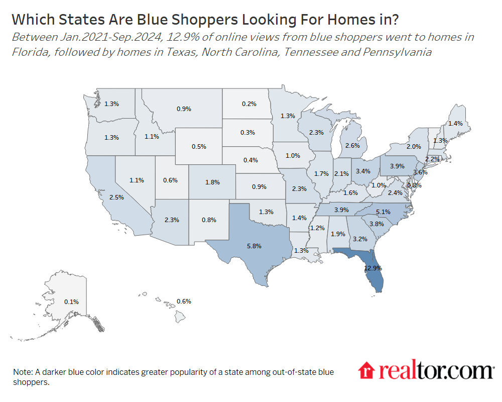 Analysis Finds Nine States Could Bluer, While 22